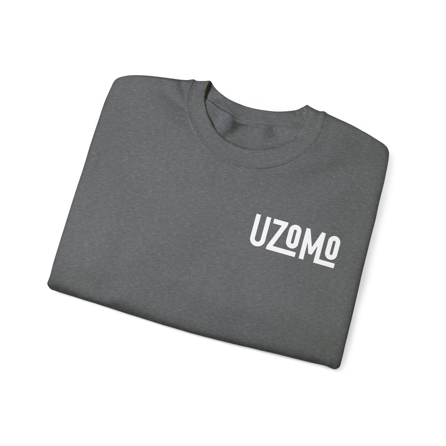 Gray long sleeve shirt with Logo in the left chest• რუხი გრძელმკლავიანი მაისური მარცხნივ ლოგოთი (UNISEX)