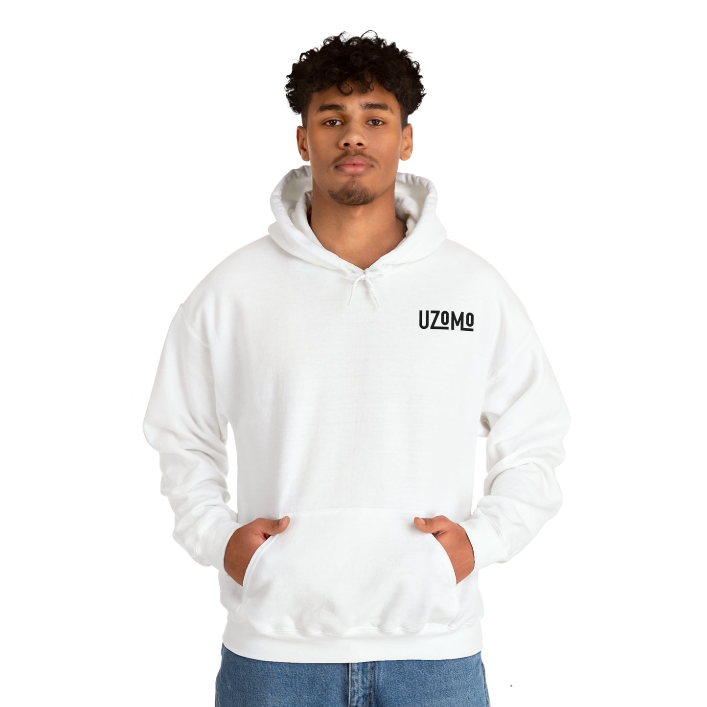 The White Hoodie with warm cotton inside (UNISEX)
